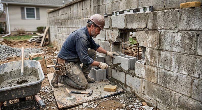 Block Wall Repair in Atlanta, GA