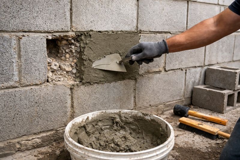 Block Wall Repair in Hogansville, GA