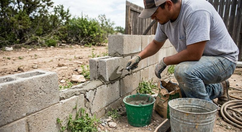 Block Wall Repair in Sharpsburg, GA