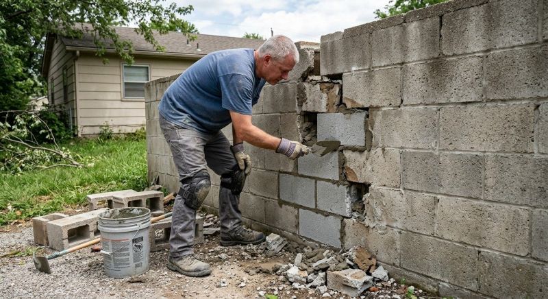 Block Work Repair in Newnan, GA