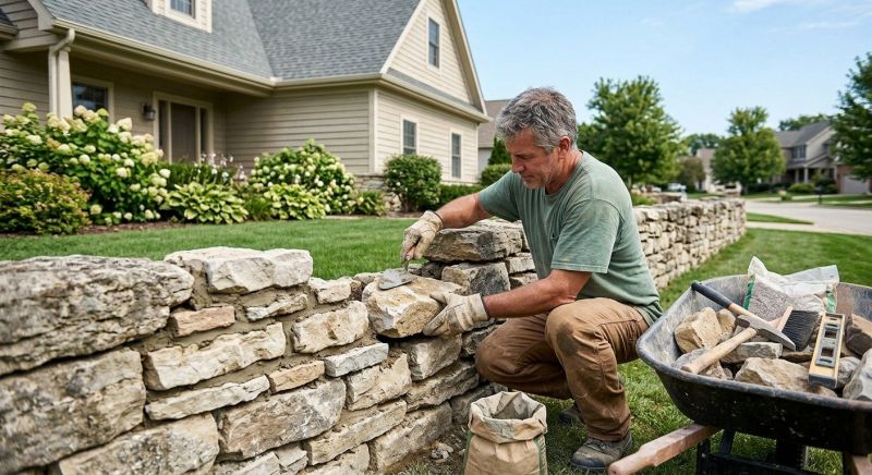 Brick Fence Repair in Newnan, GA