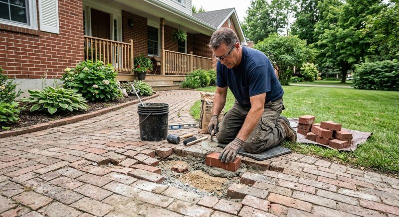 Brick Flatwork Repair in Fairburn, GA
