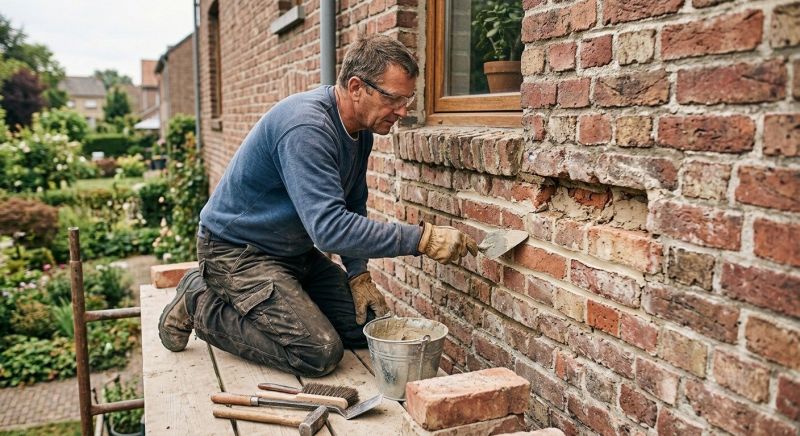 Brick Stairs Repair in Senoia, GA
