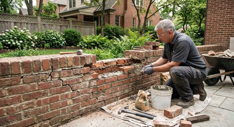 Brick Wall Repair in Douglas County, GA