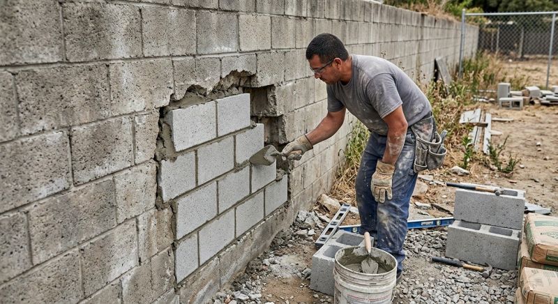 Brick Wall Repair in Douglasville, GA