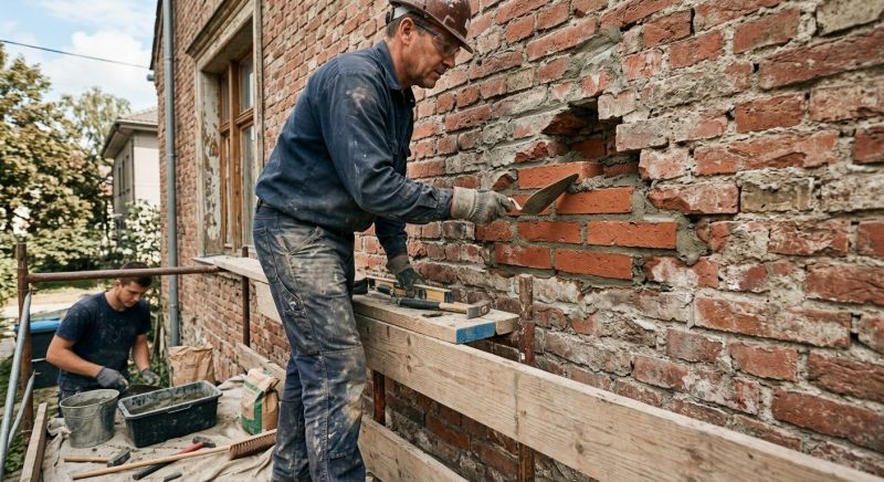 Brick Wall Repair in Fulton County, GA