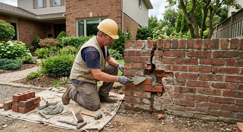 Brick Wall Repair in Hogansville, GA