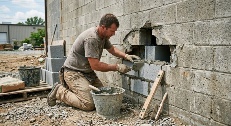 Concrete Block Repair in Tyrone, GA