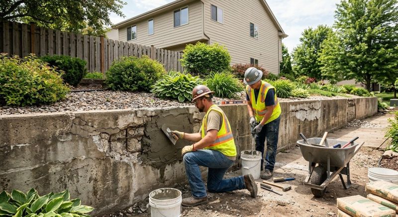 Retaining Wall Repair in Fulton County, GA