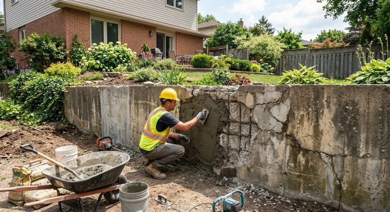 Retaining Wall Repair in Senoia, GA
