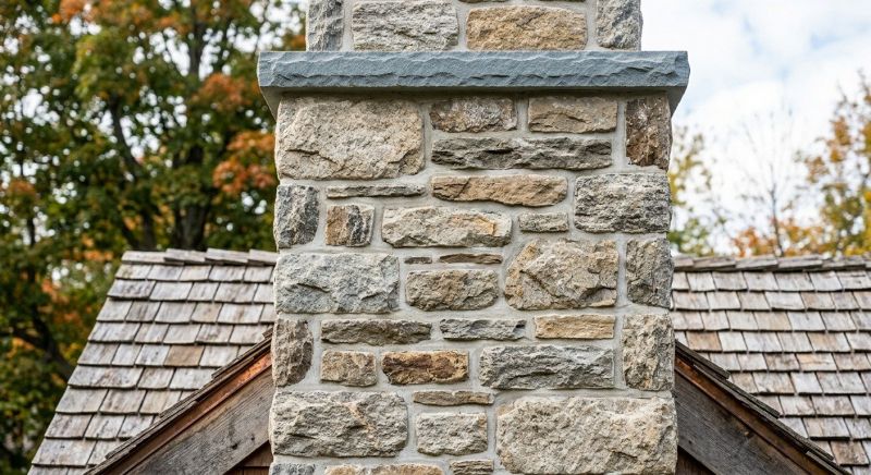 Stone Chimney Installation in Heard County, GA