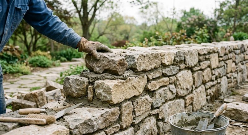 Stone Masonry Installation in Gay, GA